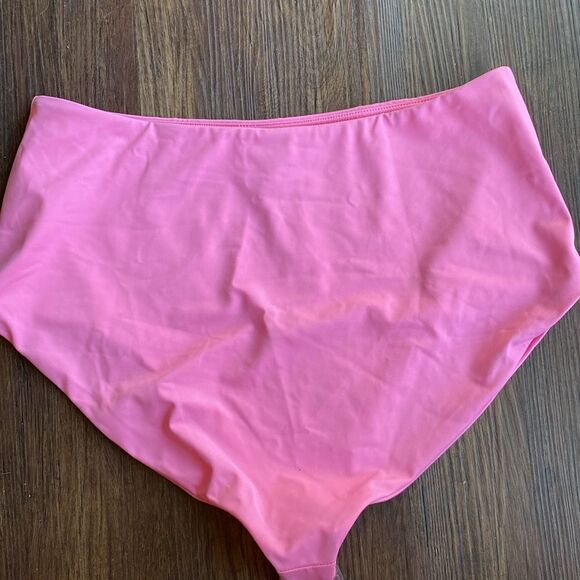 Hill House Pink Lola High Waisted Swim Bikini Bottom XL - Picture 7 of 7